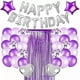 thumbnail image 1 of Cumpleaños Fiesta Púrpura Globos/cortinas Kit Decoración, 1 of 6