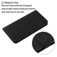 thumbnail image 5 of Feishell Flip Case Compatible with Samsung Galaxy A14 5G,Wallet Case with Card Holder Stand PU Leather Embossed Pattern Slim TPU Bumper Shockproof Magnetic Clasp Folio Phone Cover,Black, 5 of 9