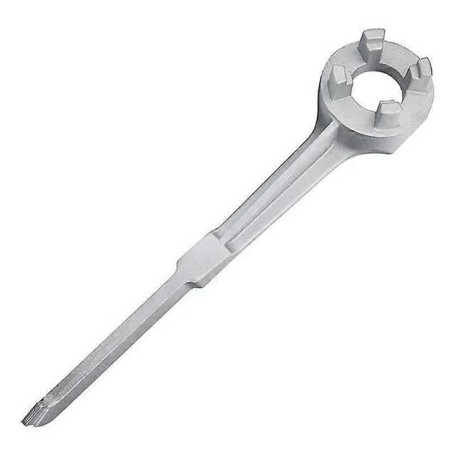 Bung Wrench, Drum Wrench Aluminum Barrel Opener Tool for 10 15 20 30 50 55 Gallon , Fits 2 and 3/4