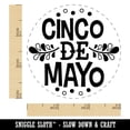 thumbnail image 2 of Cinco De Mayo Self-Inking Rubber Stamp Ink Stamper - Blue Ink - Small 3/4 Inch, 2 of 7