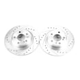 thumbnail image 2 of Power Stop Rear Pair of Drilled and Slotted Brake Rotors EBR1459XPR, 2 of 4