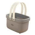 thumbnail image 3 of Organizador de almacenamiento, bolsa de aseo, contenedor multiusos con asa, drenaje rápido gris y blanco, 3 of 9