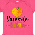 thumbnail image 4 of Inktastic Sarasota Florida Orange in Heart Boys or Girls Baby Bodysuit, 4 of 5