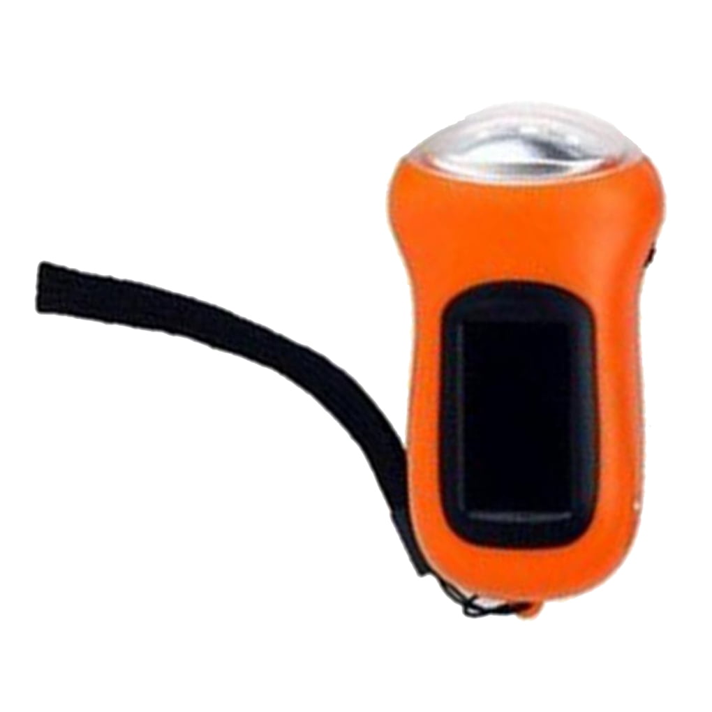 Solar Battery LED Portable Flashlight Outdoor Camping flashlight Solar Hiking Fishing Handheld