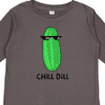 thumbnail image 4 of Inktastic Chill Dill Boys or Girls Long Sleeve Toddler T-Shirt, 4 of 5