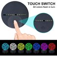 thumbnail image 3 of Volleyball 3D Night Light Touch Control - 7 Colors Auto Gradient Night Light, Acrylic and ABS Base Optical Illusion Nightlight, Suitable for Decorating Room, Children's Holiday Gifts, 3 of 7