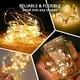 thumbnail image 5 of Guirnalda de luces color chzk, 7 pies, 20 LED, resistente al agua, color amarillo, 5 of 6