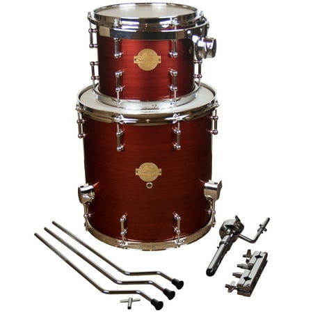 Sawtooth Command Extension Tom Pack, 8" Tom & 14" Floor Tom, Red Streak