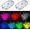 2PCS 7 Colored Lights, variant on 2 count  Led Lights Interior,White Ambient Lighting  Interior,USB Rechargeable  Interior Reading Light,Portable Led Lights for