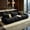 Black, variant on Demi Bonn 3-Seat Premium Modular Sofa, Corduroy Fabric, Multi-Combination Design, Curved Armrests, Ergonomic Support, Anti-Slip & No Assembly, High-Resilience Sponge, for Living Room Bedroom, Blue