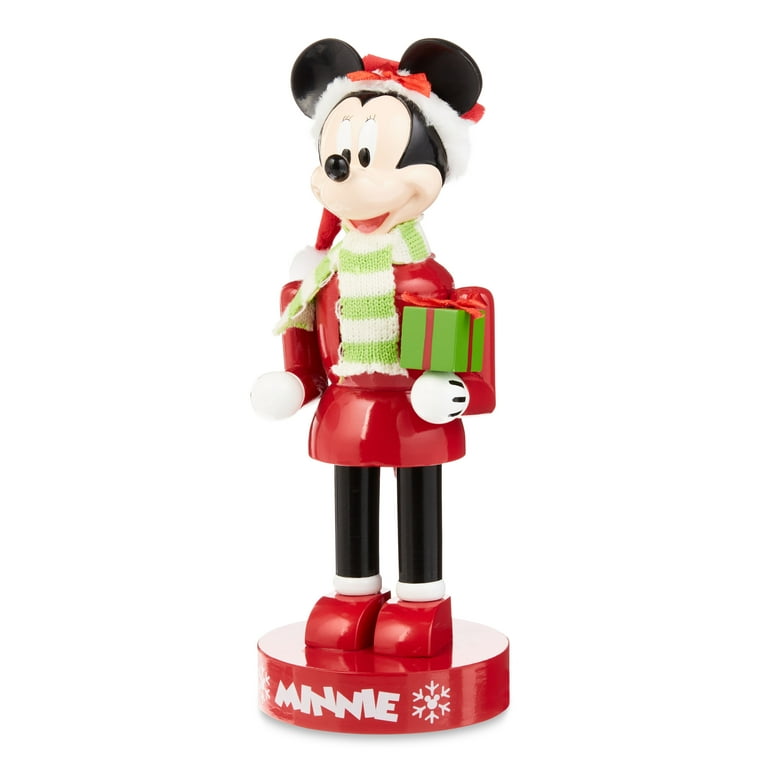 最も完璧な 11 Nutcracker, Holiday Mouse Minnie Disney, inches Red tall, クリスマス