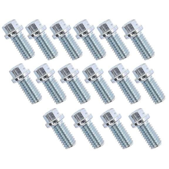 JEGS 3/8"-16 Header Bolt Kit, Hex Head, 3/4" Long for Ford and Chevy
