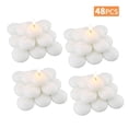 thumbnail image 2 of Set de 48 velas flotantes sin perfume JXDLSQ de 5 cm para centros de mesa, 2 of 7