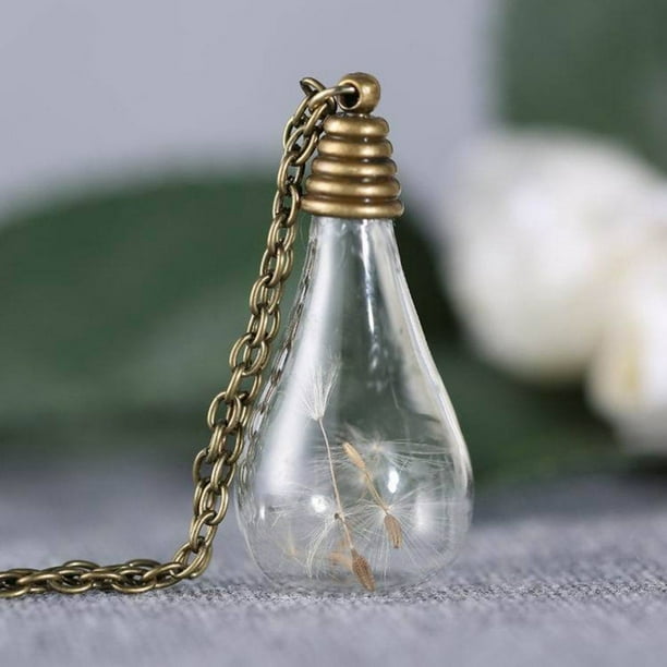 Dandelion seed necklace store