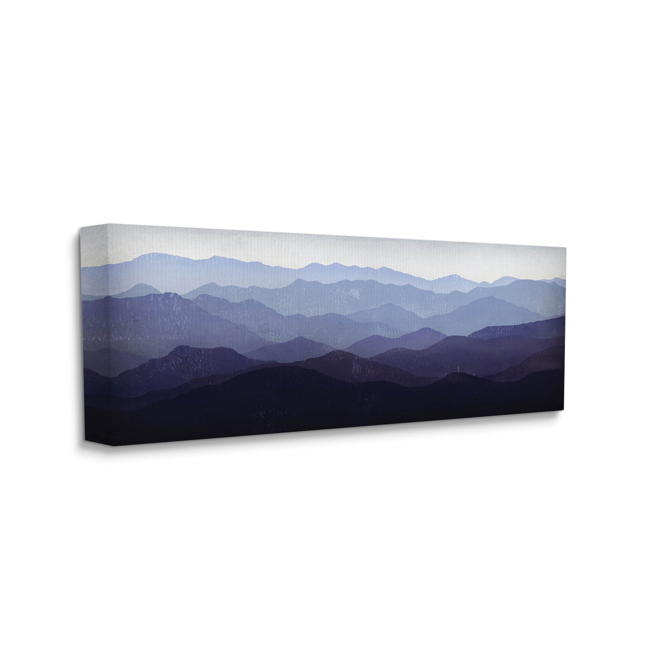 Stupell Industries Panoramic Mountains Layered Peaks Photograph Gallery Wrapped Canvas Print Wall Art, Design by Ryan Fowler