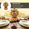 thumbnail image 3 of 1Pc Pumpkin Turkey Table Decoration Thanksgiving Figurine Resin Centerpiece, 3 of 7