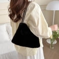 thumbnail image 6 of Osdhezcn Large Capacity Furry Bucket Handbag for Everyday Use and Parties Shoulder Bag, 6 of 21