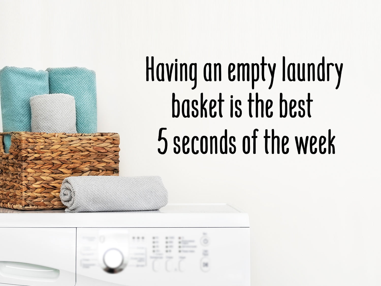 Having An Empty Laundry Basket Is The Best Five Seconds Of The Week