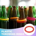 thumbnail image 6 of Uxcell 30Pcs 2" Plastic Ring-Toss Rings for Bottles Carnival Rings Red, 6 of 6
