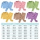 thumbnail image 3 of Sonducket Ropa interior térmica para niños, ropa interior elástica de manga larga con cuello para otoño e invierno, ropa interior para el hogar Pijama Marrón 160cm Sonducket AP013185-45, 3 of 6