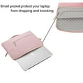 thumbnail image 6 of MOSISO Laptop Sleeve Briefcase for 13 inch New MacBook Pro A1989 A1706 A1708 New Air 13 A1932 2018 Polyester Notebook Sleeve Case Bag,Pink, 6 of 7