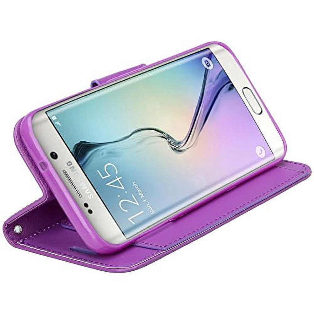 SumacLife Portfolio Design Wallet Case Specifically Designed for Samsung Galaxy S7