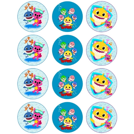 Baby Shark Happy Birthday Cake Topper Wiki Cakes
