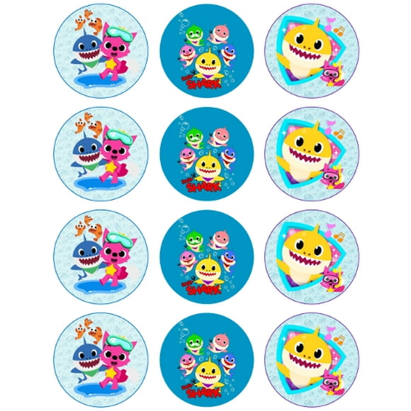 Baby Shark Decorative Baking Walmart Com