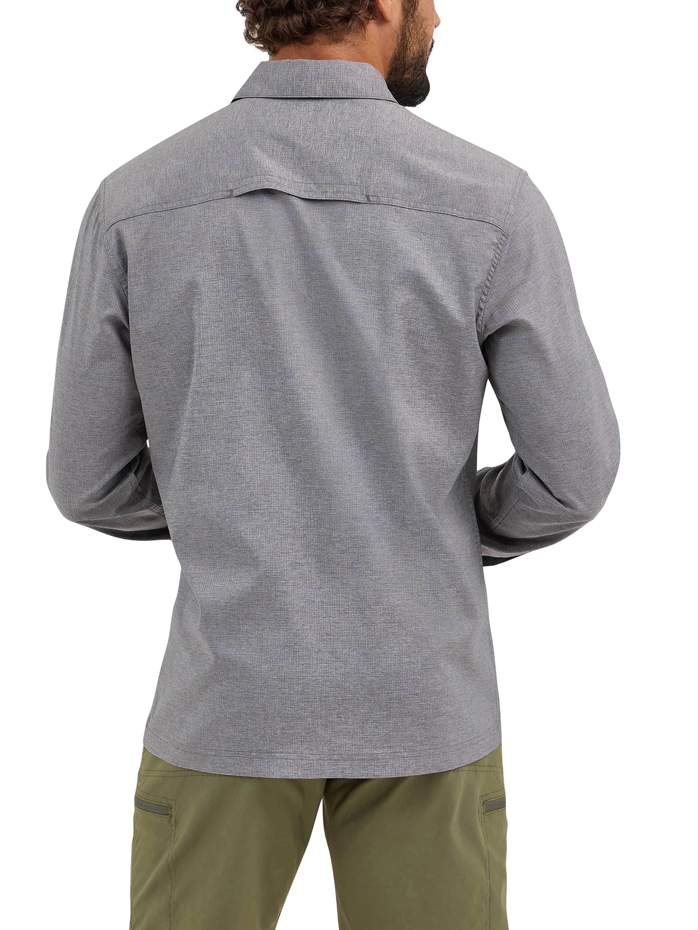 Wrangler® Outdoor Men's Long Sleeve Thru Hike Shirt Sizes S-3XL