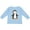 AE-Light Blue, variant on Inktastic Cute Baby Penguin Boys or Girls Long Sleeve Toddler T-Shirt