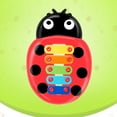 thumbnail image 3 of Development Xylophone Musical 8-Note Ladybird Kid Toys Wisdom Baby Colorful Education, 3 of 4