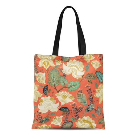 ASHLEIGH - ASHLEIGH Canvas Tote Bag Pattern Colorful Floral Flowers ...