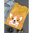thumbnail image 3 of I Love You Kawaii Style T-Shirt Women -Image by Shutterstock, Female x-Large, 3 of 4