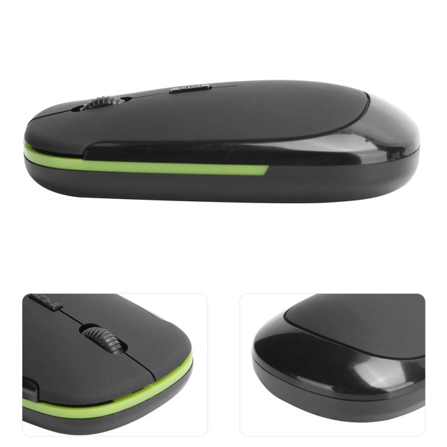 Fosa Mute Computer Accessories,2.4G Wireless Mouse Adjustable Optical USB Receiver Notebook Computer Accessories 1600dpi,USB Mouse