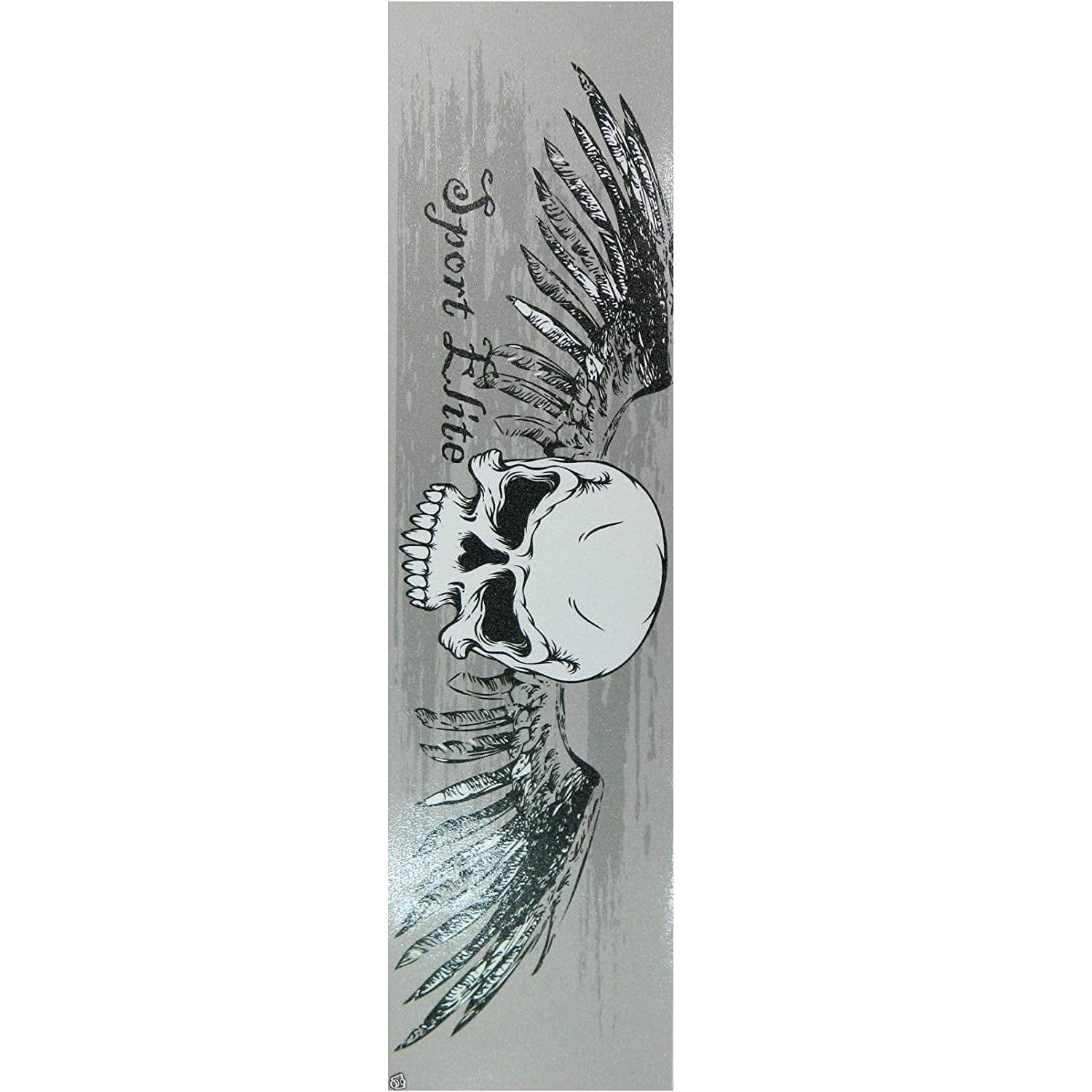 Sport Elite 9" x 33" Skateboard Grip Tape (Skulls & Wings)