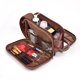 thumbnail image 3 of Bolsas de maquillaje de PU Bolsa de cosméticos impermeable portátil para regalos de vacaciones (marrón) Likrtyny Cuidado Belleza, 3 of 9