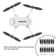thumbnail image 5 of Bearachild Hélice de Dron práctica profesional de 8 piezas, mayor resistencia, resistente al desgaste, impermeable, reutilizable, hélice de Accesorios para aéreos borde plateado, 5 of 6