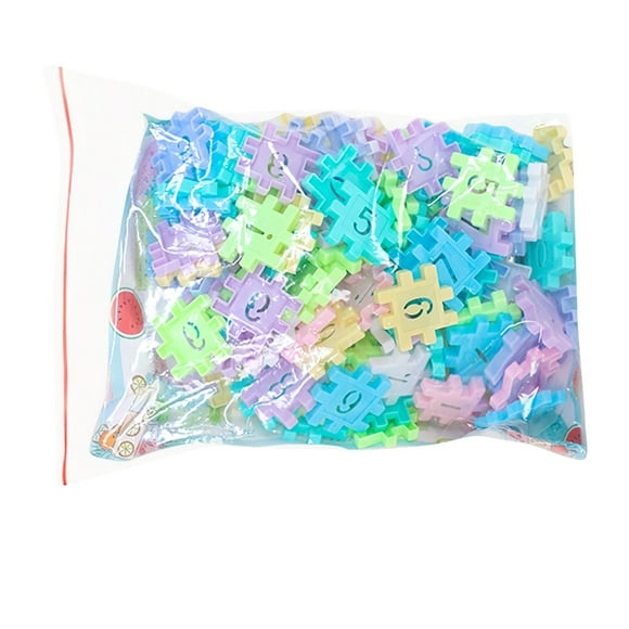kjfeif Grands Blocs de Construction Rétro Géométriques Numériques Jouets Éducatifs 55 Pcs Parfaits pour le Plaisir en Famille et le Jeu Éducatif à la Maison Cadeau Éducatif pour Enfants