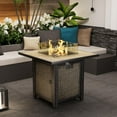 Outdoor Fire Pit Table Propane Gas Firepit Fire Table 30″ Square Fire