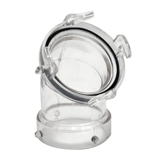 Adaptador Valterra 1218.103 Clearview de 45° con bayoneta de 3"