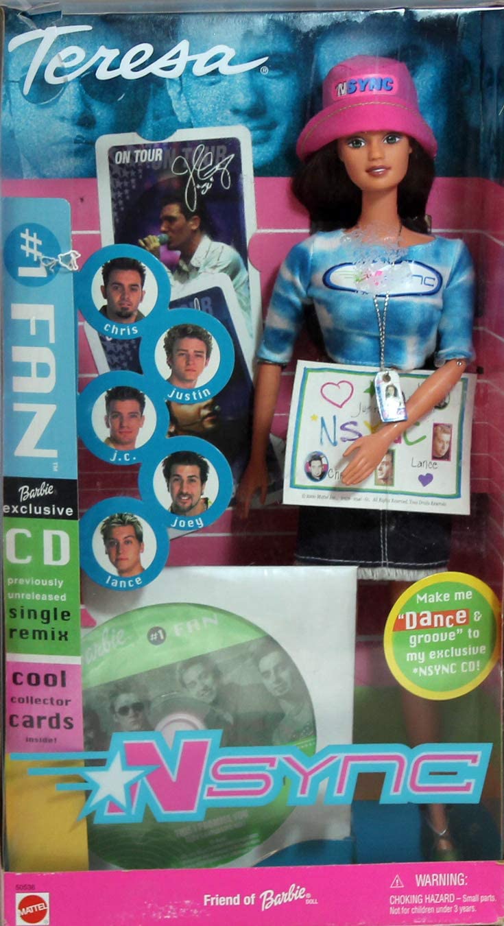 NSYNC 1 Fan Teresa Friend of Barbie Doll 2000 Mattel 50536