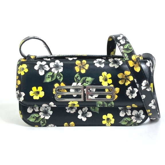 Pre-Owned Balenciaga 674693 bag shawl Crossbody Shoulder Bag Black (Good)