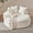 Beige, variant on SOBREMESA Modern 55" Round Corduroy Lounge Chair, Oversized Circle Chaise Lounge, Upholstered Single Sofa for Living Room, Bedroom or Reading Nook, Beige