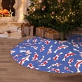 thumbnail image 5 of Defioc Beautiful Koi Fish for Christmas Tree Skirt Snowman Xmas Tree Skirt Farmhouse Christmas Decorations Tree Mat for Holiday Party Decor-30", 5 of 6