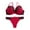 Red, variant on oqasdz Lingerie Sets for Women Sexy Comfortable Bra Set Lace Color Matching Plus Size Underwear Set