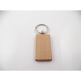 thumbnail image 1 of 4 piezas de llavero de madera en blanco, 32 * 53 mm Rectángulo de bricolaje Llavero de madera personalizado Llavero de madera natural creativo para pirograbado artesanal de bricolaje XianweiShao 8390611326647, 1 of 1