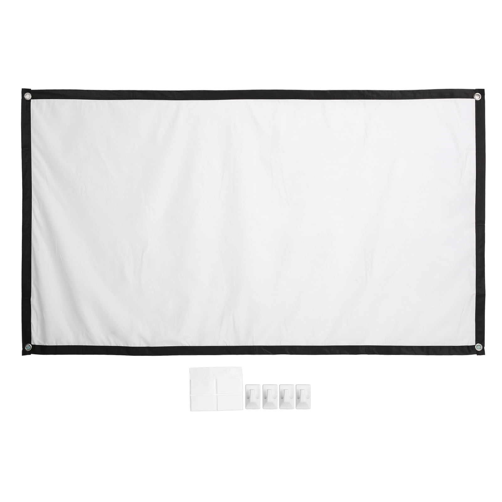 Projector Screen, 60 Inch Movie Projector Screen HD High Density With 4