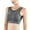 Grey, variant on Women's Underwire Mesh Beauty Back Double Layer Sports Bra Proof Fitness Yoga Running Sports Underwear Vest Work Clothes for Women under 30 Workout Clothes Woman Girls Workout Too Medium Bra Sports