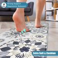 thumbnail image 4 of Kitchen Rug Set of 2 Anti Fatigue Kitchen Mats for Floor, Non Slip Waterproof Kitchen Rugs and Mats, Ergonomic Cushioned Comfort Standing Mats for Kitchen, Laundry, Office, Sink, 4 of 6