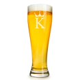 thumbnail image 2 of Royal Crown Monogram 16 ounce Beer Glass Pilsner, Letter K, 2 of 4